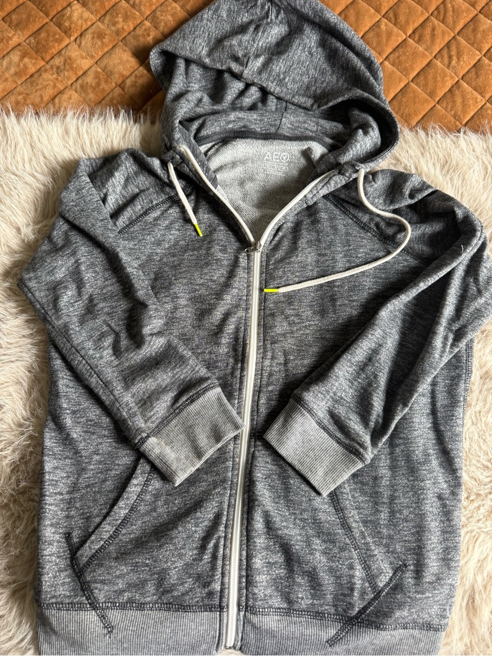 Gray women’s  Sweatpants with Drawstring and hoodie combo